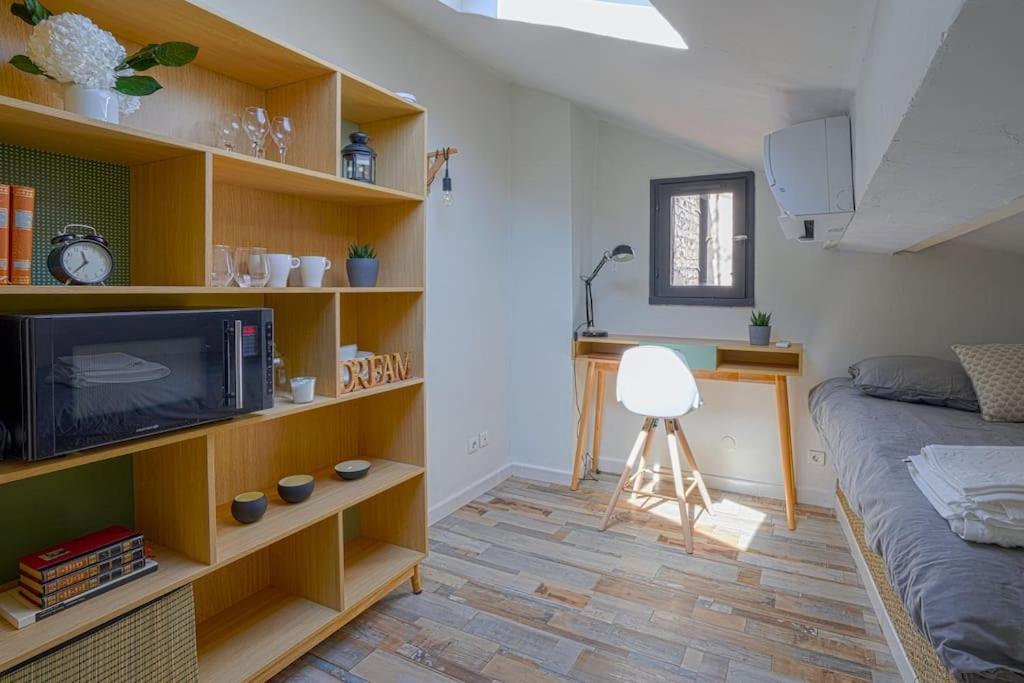 Studio Sous Les Toits Tres Bien Place Et Climatise モンペリエ エクステリア 写真